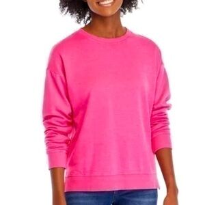 Hanes pink pull over sweatshirt